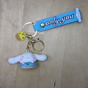 Cinnamoroll On Donut 3D Keychain